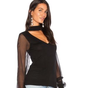 Ramy Brook Ashley Sweater - Cut Out XXS $207